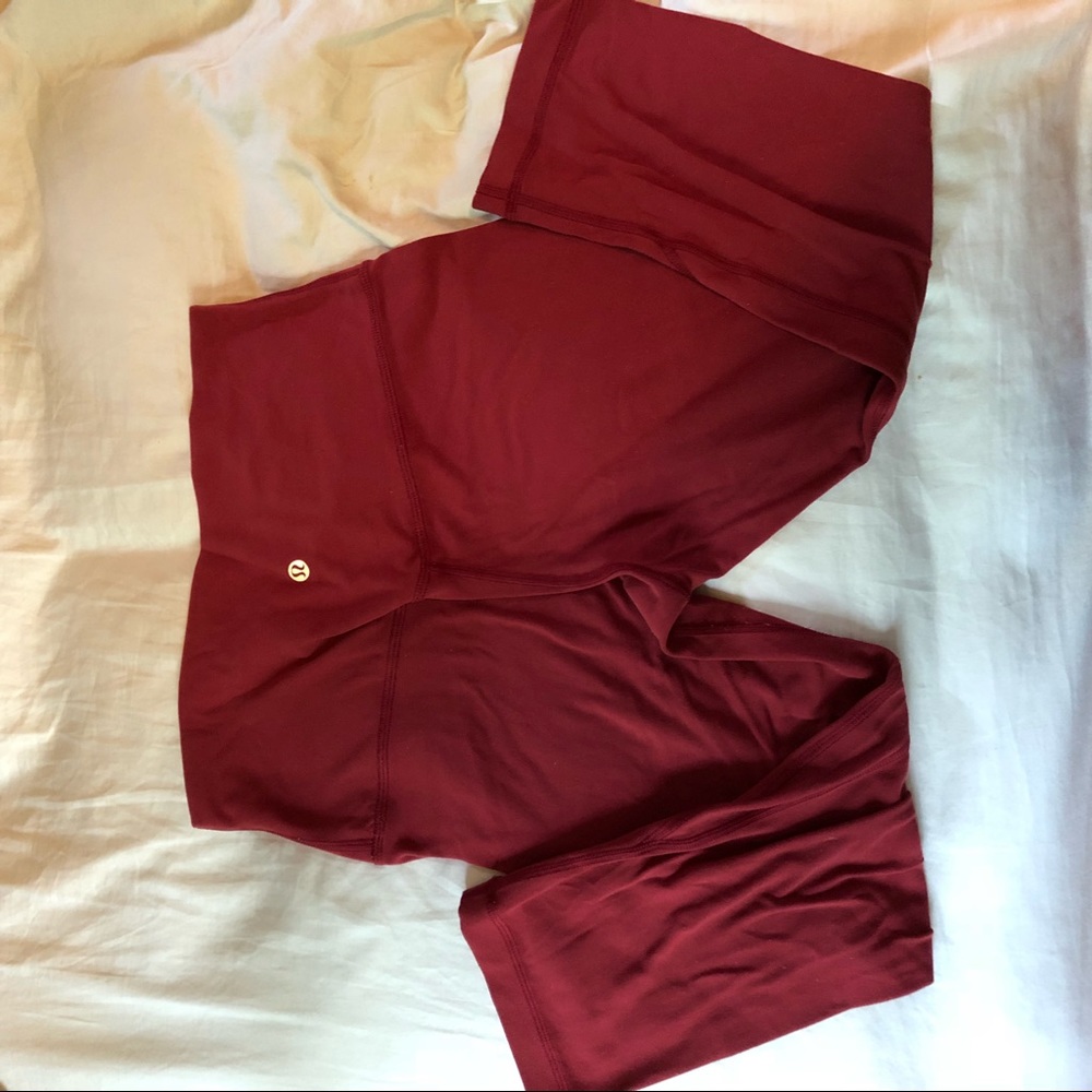 Lululemon Align Crops Rosewood